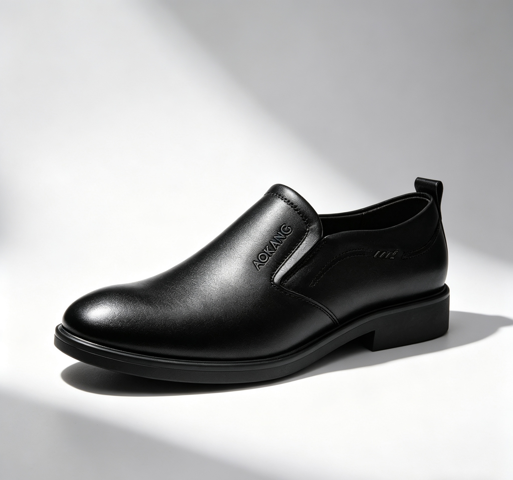 Premium Leather Slip-On Dress Shoes - Image 3