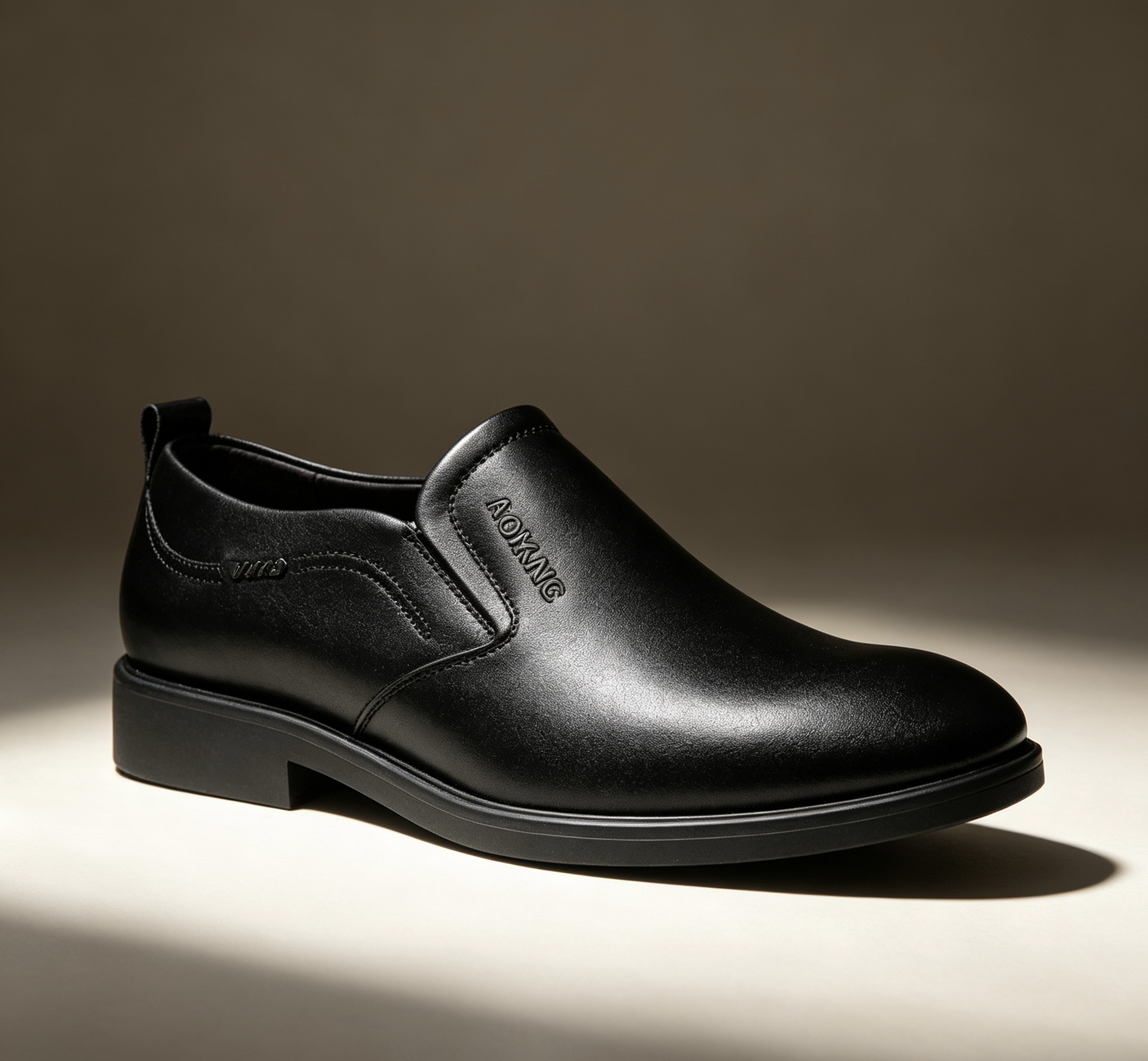 Premium Leather Slip-On Dress Shoes